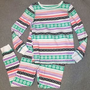 Girls 5T Cuddl Duds Pajamas